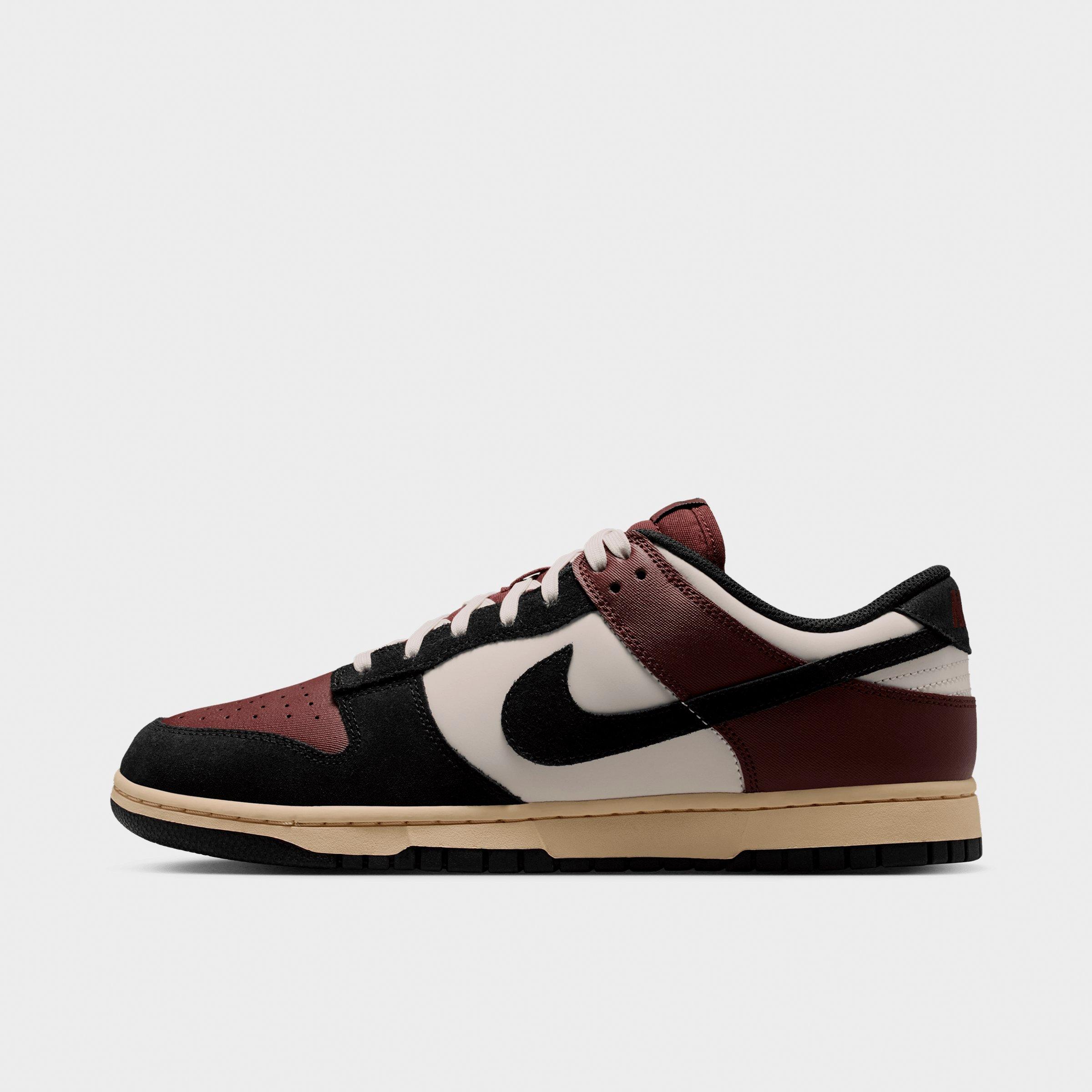 Men's Nithtke Dunk Low Retro Casual Shoes - Part 1 - Bronze Eclipse/Pale Ivory/Pale Vanilla/Black - Left shoe facing left. Outside of the shoe.