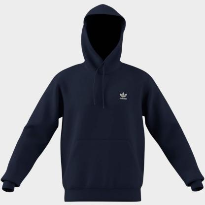 Men's adidas Originals Trefoil Essentials Hoodie - Stone Khaki - view 1