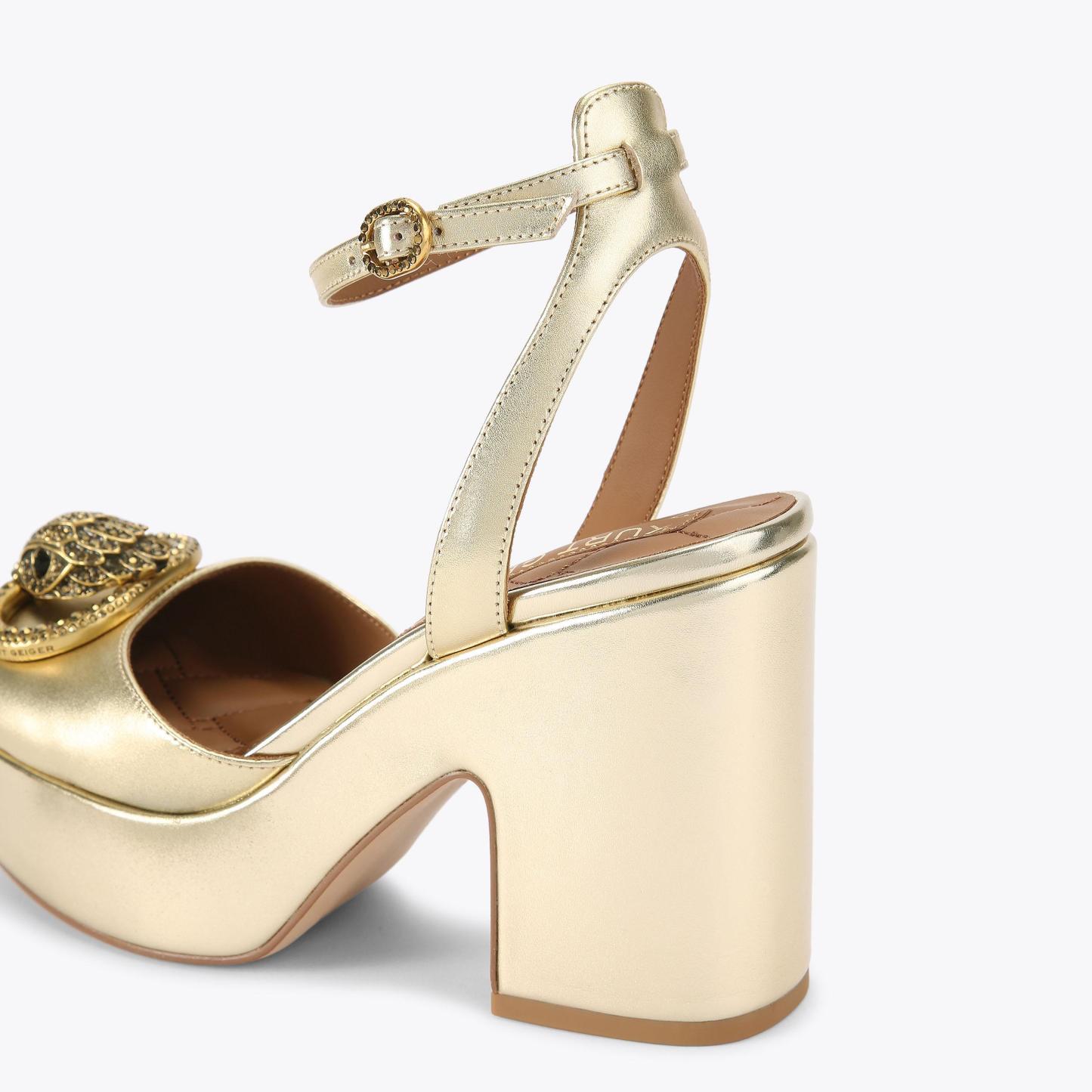 Kurt Geiger London Chelsea Closed Platform Heel - Metallics - view 4