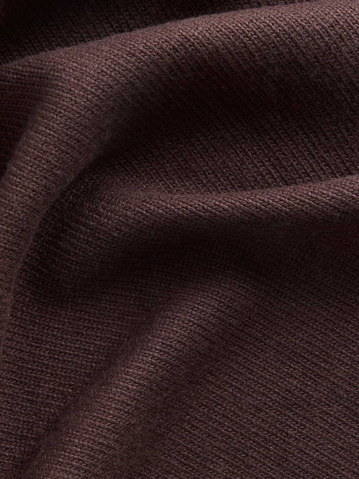 Knit Triangle Scarf - Terra brown