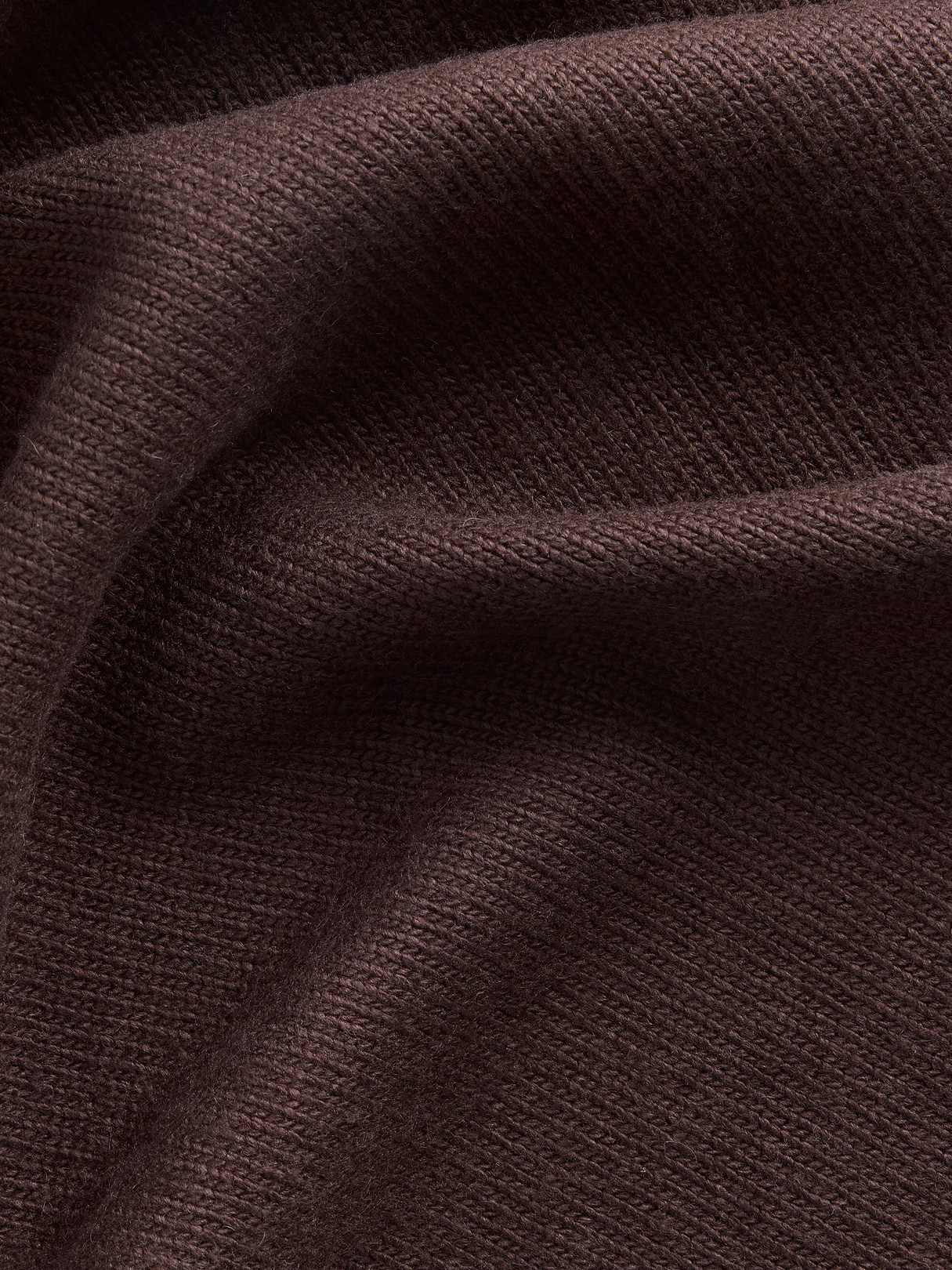 Knit Triangle Scarf - Terra brown