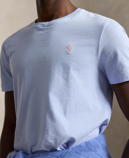 Polo Ralph Lauren Men's Crewneck T-Shirt - Pebble Blue