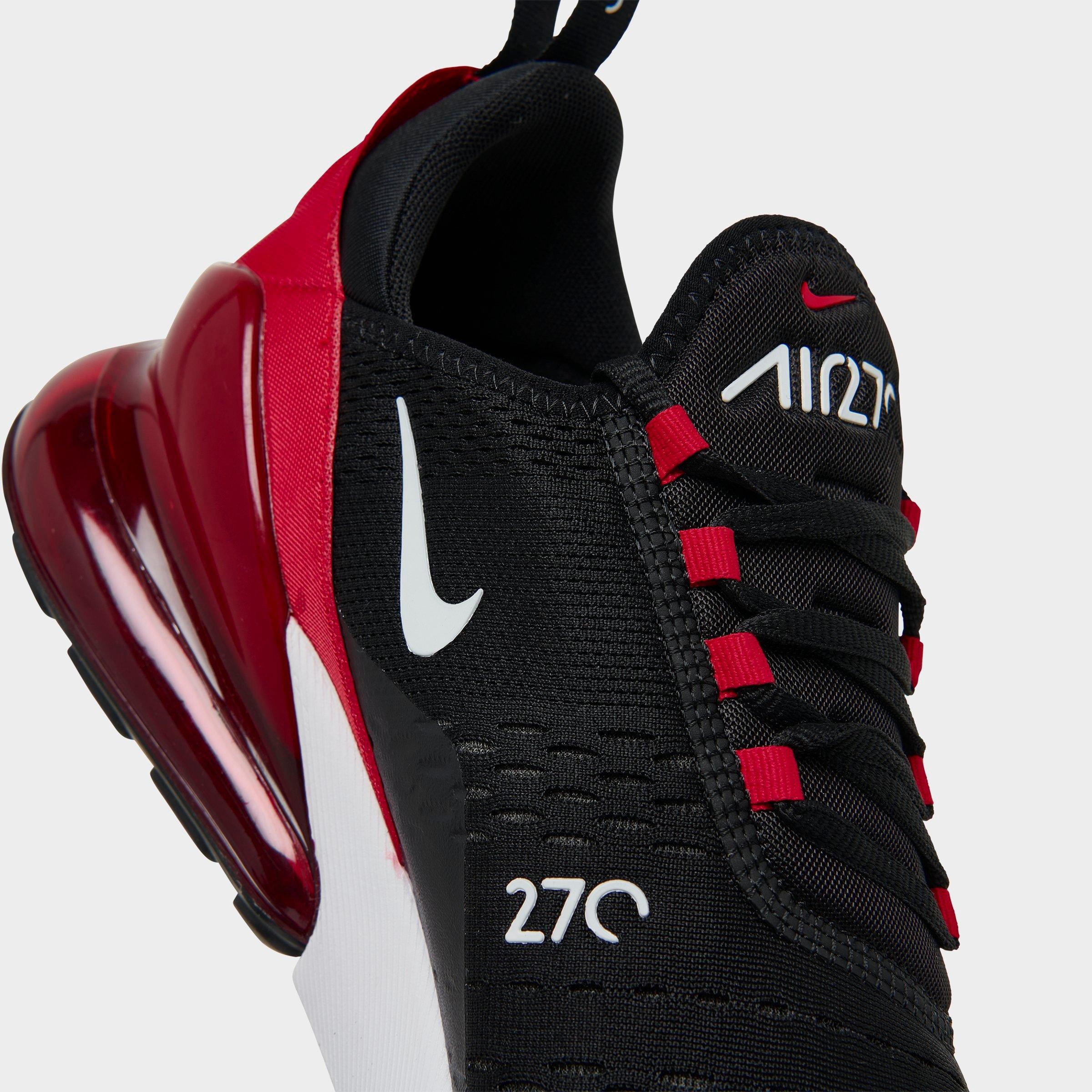 Men's Nithtke Air Max 270 Casual Shoes - Part 1 - Black/University Red/Anthracite/White - Detail shot