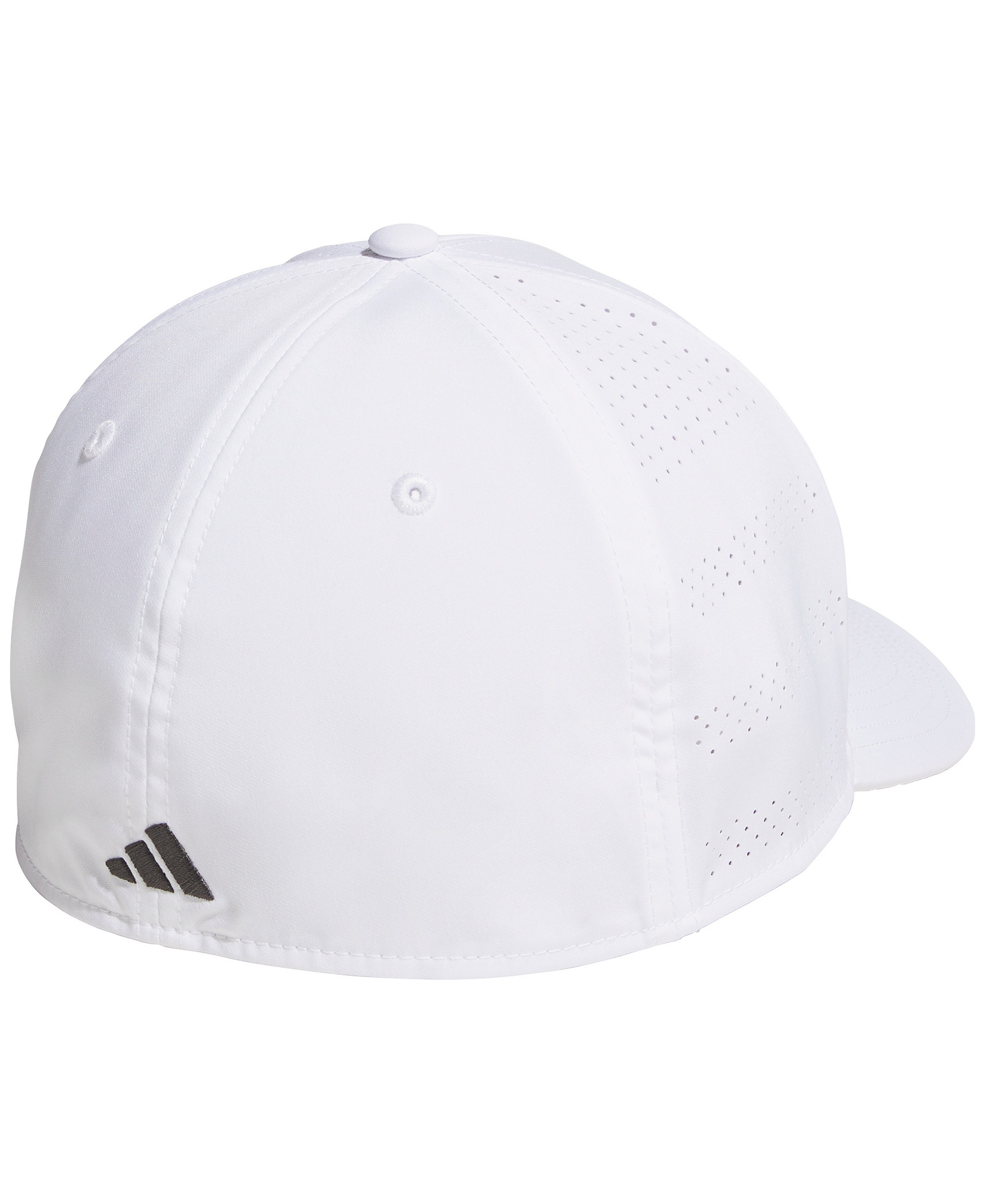 adidas Men's Game Day Stretch-Fit Hat - White
