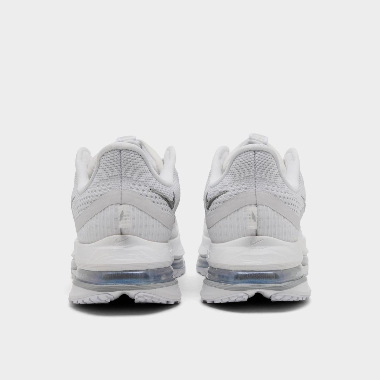 Women's Nike Pegasus Premium Running Shoes - White/Metallic Silver