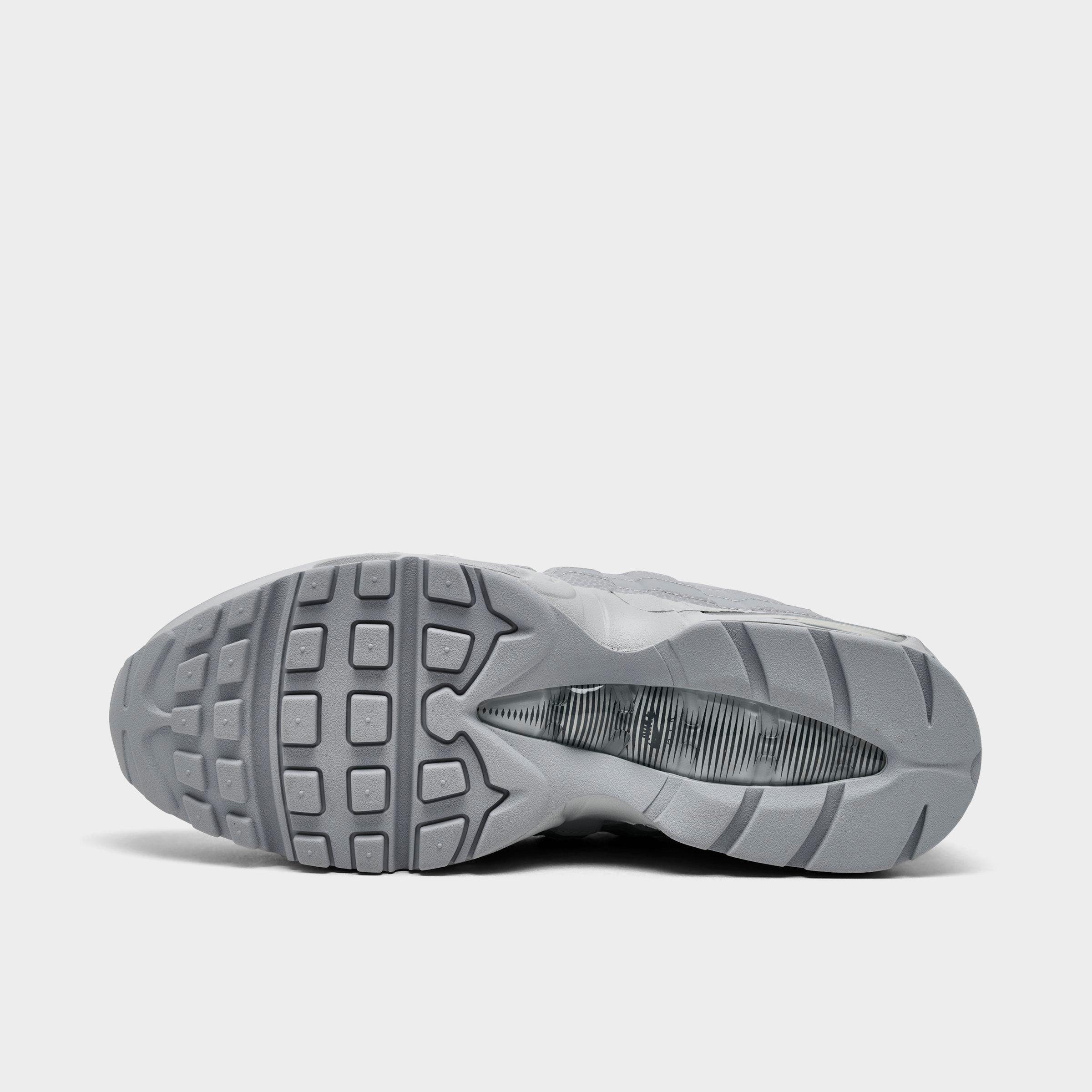 Men's Nithtke Air Max 95 Big Bubble Scorpion Casual Shoes - Part 3 - Wolf Grey/Wolf Grey/Anthracite/Wolf Grey - Bottom view