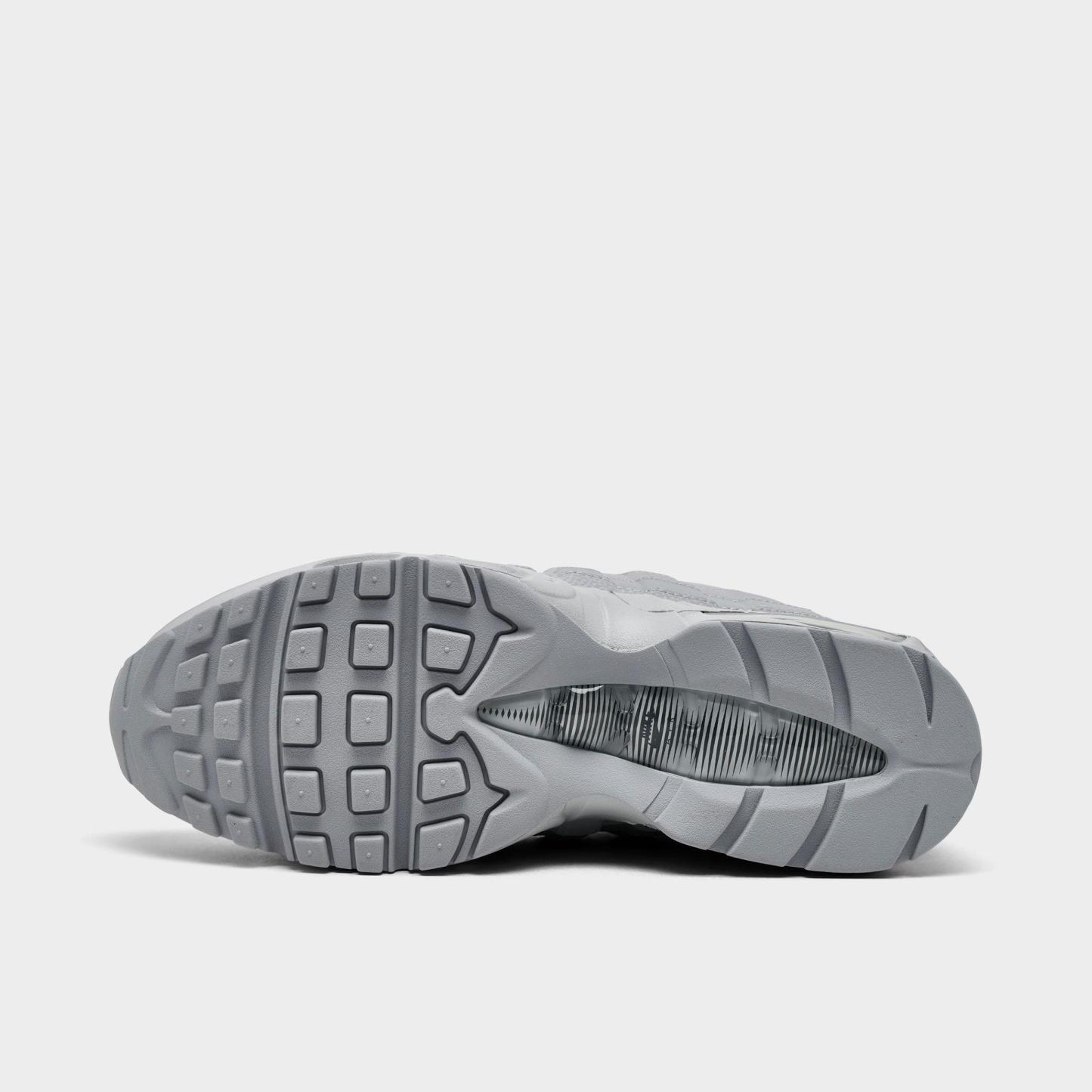 Men's Nithtke Air Max 95 Big Bubble Scorpion Casual Shoes - Part 3 - Wolf Grey/Wolf Grey/Anthracite/Wolf Grey - Bottom view