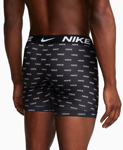 Nike Men's DRI-FIT Essential Micro Boxer Briefs, 3-Pack - Nike Logo Print