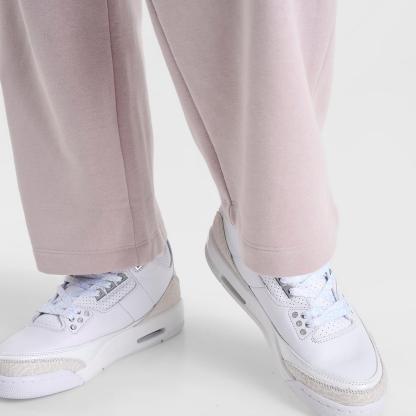 Girls' Big Kids' Jordan Wide Leg Fleece Pants - Particle Rose - view 6