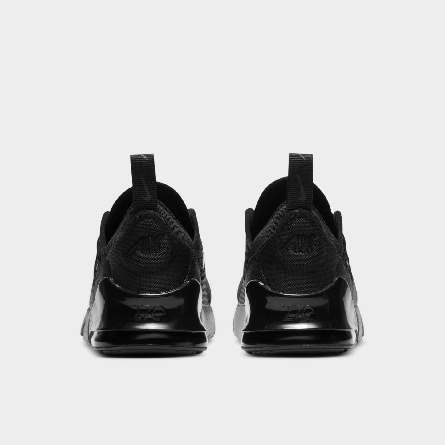 Kids' Toddler Nithtke Air Max 270 Casual Shoes - Black/Black - Back view