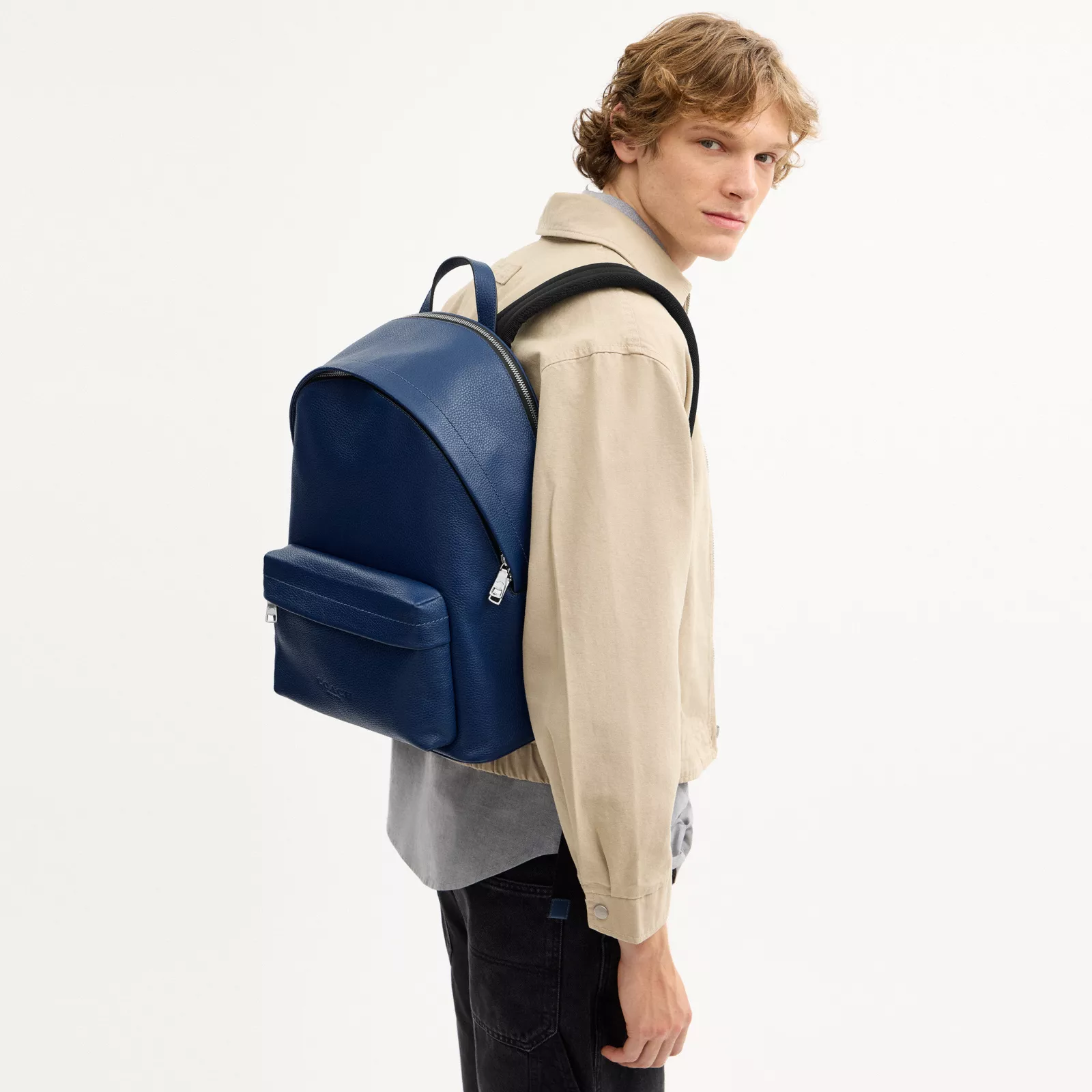 Taylor Backpack - Silver/Deep Blue - view 2