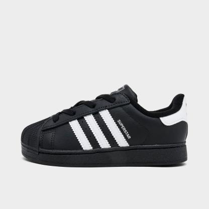 Kids' Toddler adidas Originals Superstar Casual Shoes - Black/White/Black - view 1