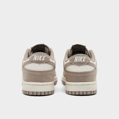 Women's Nike Dunk Low Mini Swoosh Casual Shoes - Sail/Metallic Gold/Malt