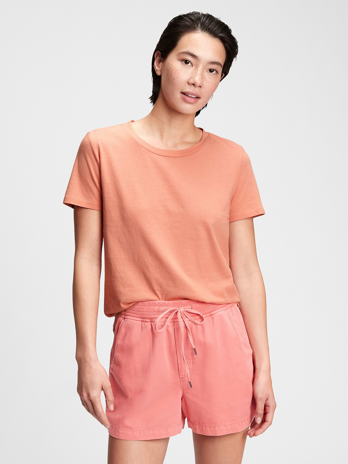 Organic Cotton VintageSoft T-Shirt - sunburn orange