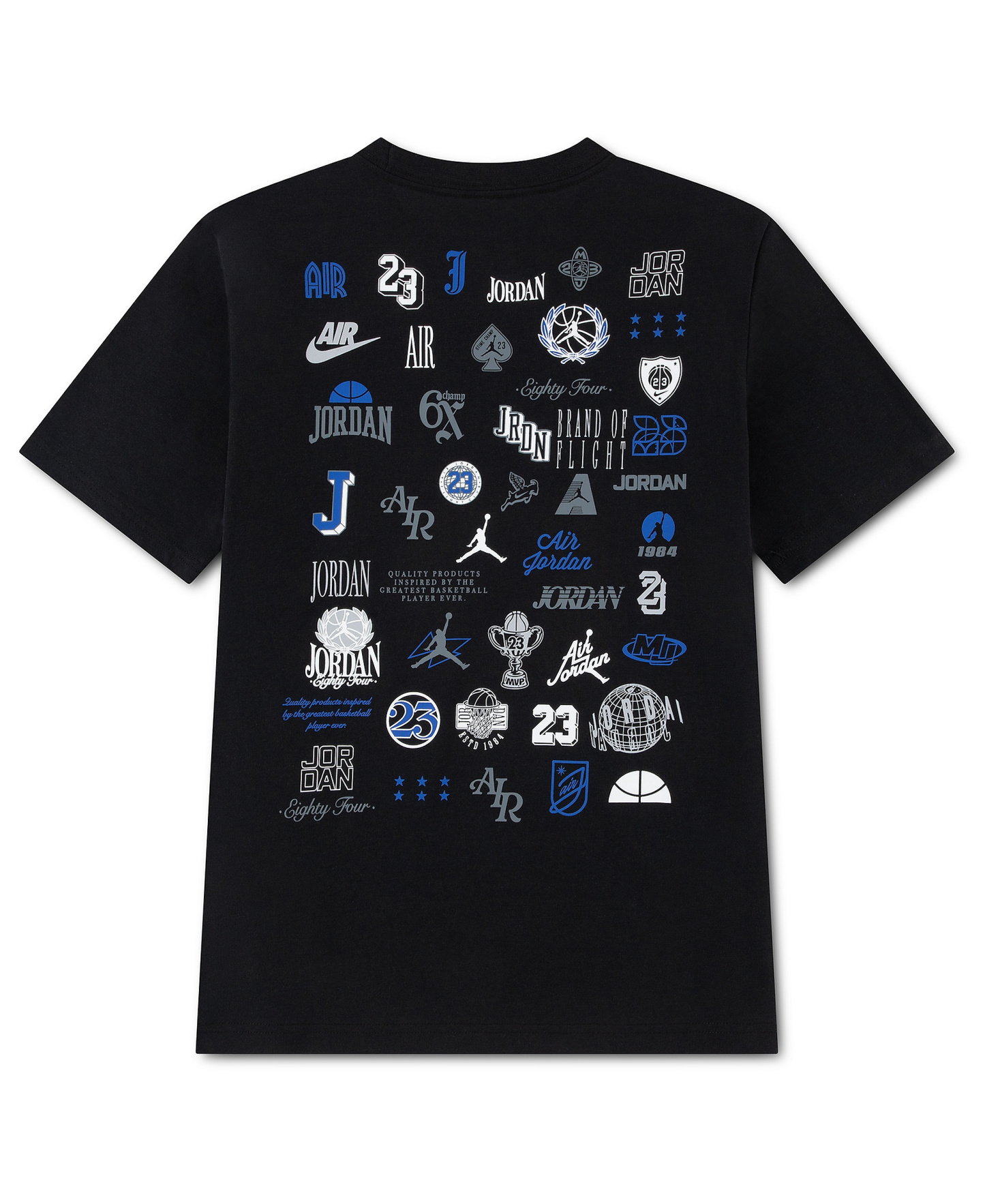 Jordan Boys' 8-20 Overtime Short-Sleeve T-Shirt - Black