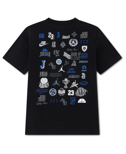 Jordan Boys' 8-20 Overtime Short-Sleeve T-Shirt - Black