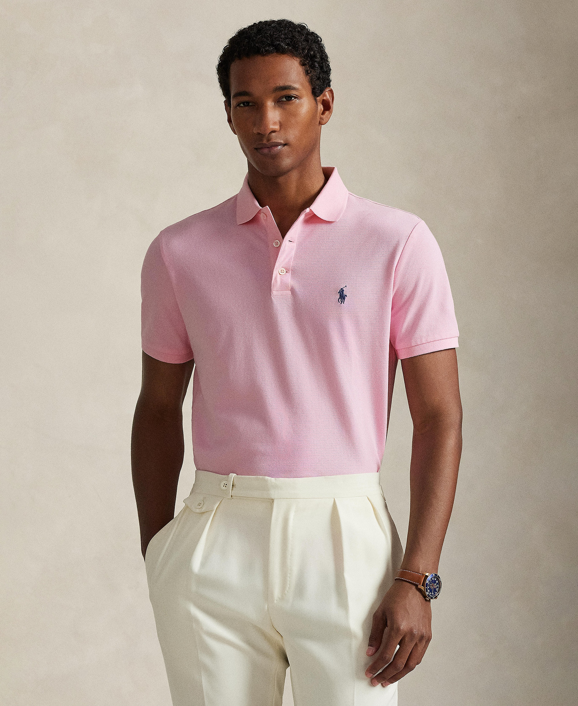 Polo Ralph Lauren Men's Classic-Fit Polo Shirt - Carmel Pink