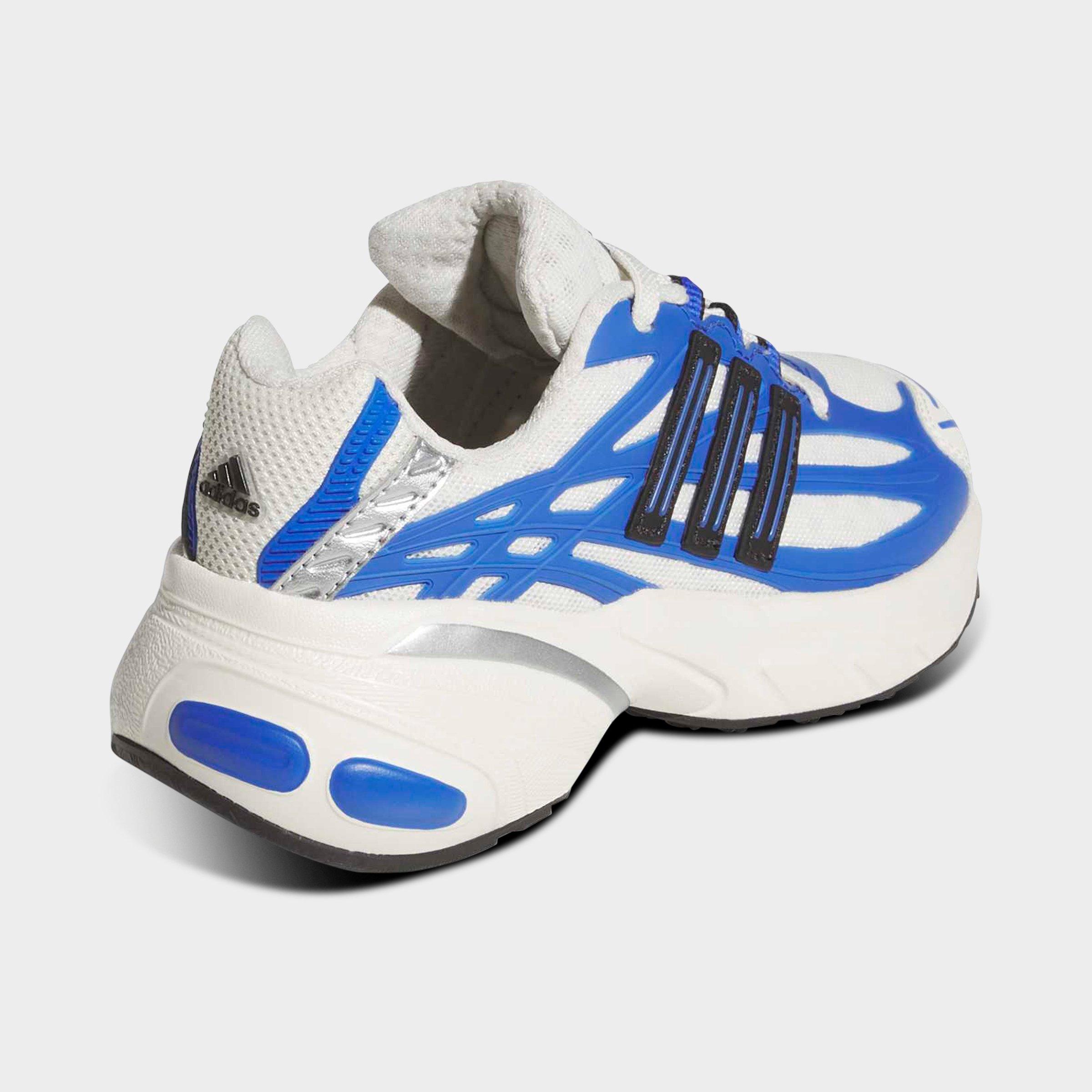 Little Kids' adidas Adistar XLG 2.0 Stretch Lace Casual Shoes - Hi-Res Blue/Core Black/Off White - Back view