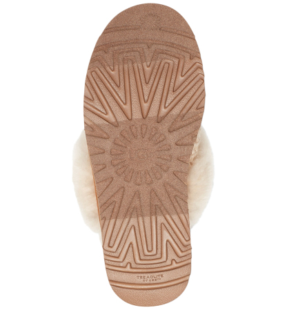 UGG® Women's Cozy Faux-Shearling Round Toe Slippers - Cream