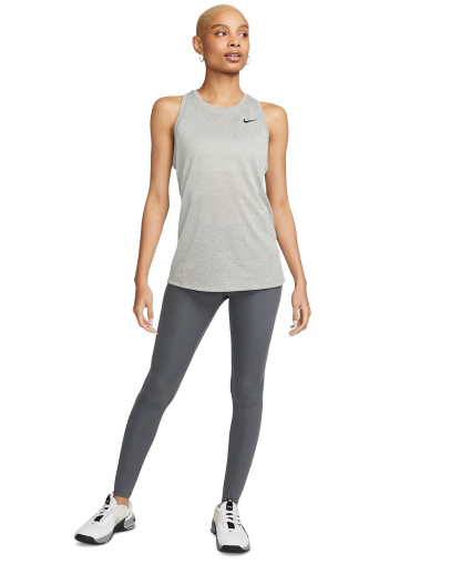 Nike Women's Dri-FIT Training Tank Top - Tumbled Gray