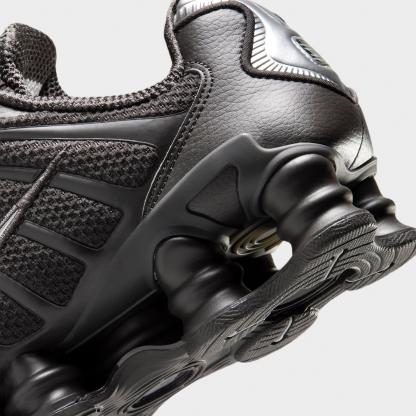 Women's Nithtke Shox TL Casual Shoes - Velvet Brown/Metallic Silver - Detail shot