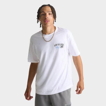 Men's New Balance Puffed T-Shirt - White - view 1