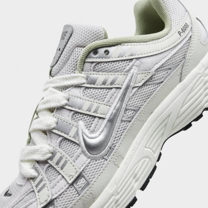 Big Kids' Nithtke P-6000 Casual Shoes - Platinum Tint/Sail/Anthracite/Metallic Silver - Detail shot