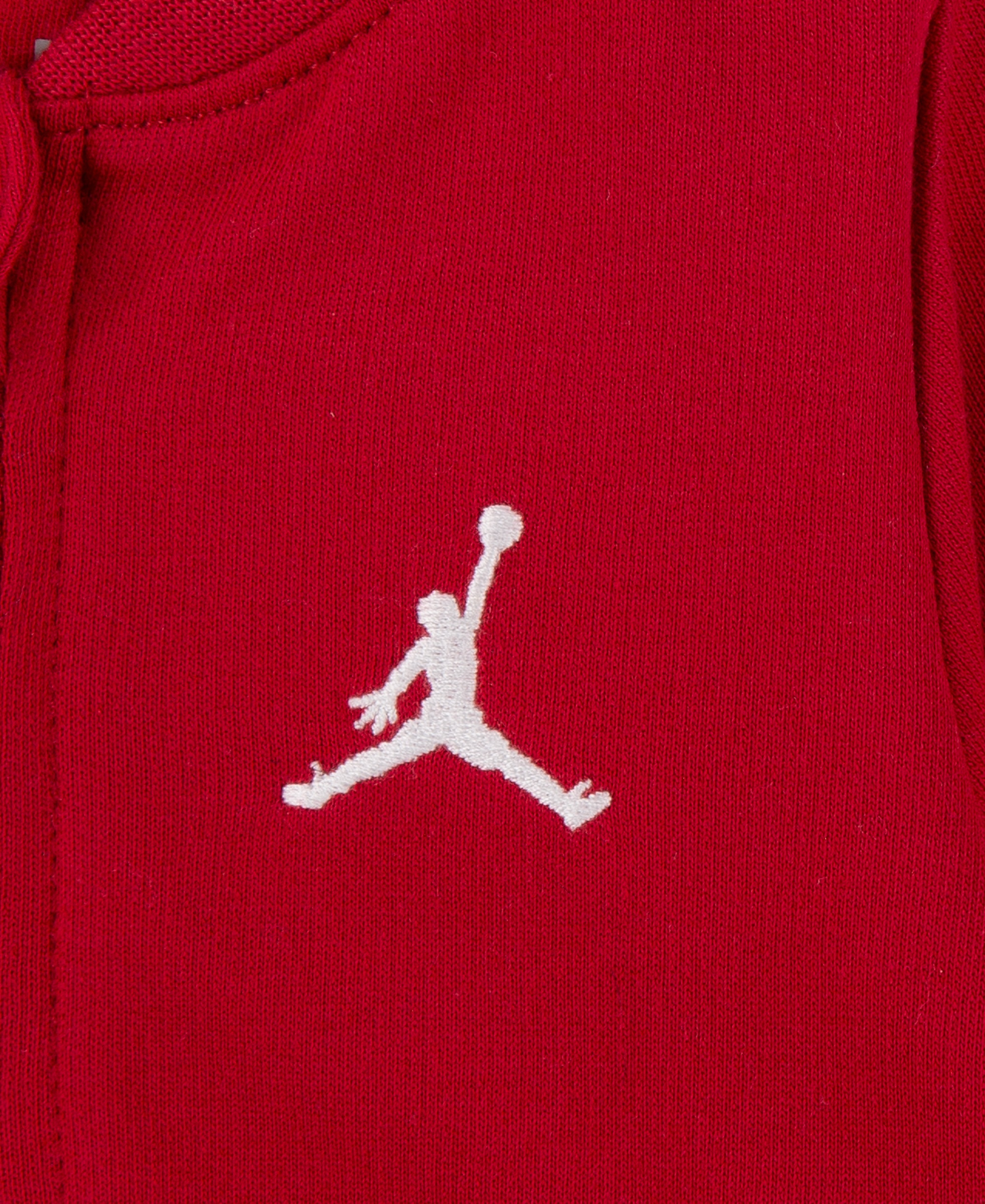 Jordan Baby Boy and Girl Jump Man Footed Coverall - Gym Red