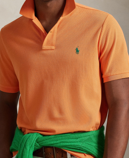 Polo Ralph Lauren Men's Classic-Fit Cotton Polo Shirt - Kona Orange