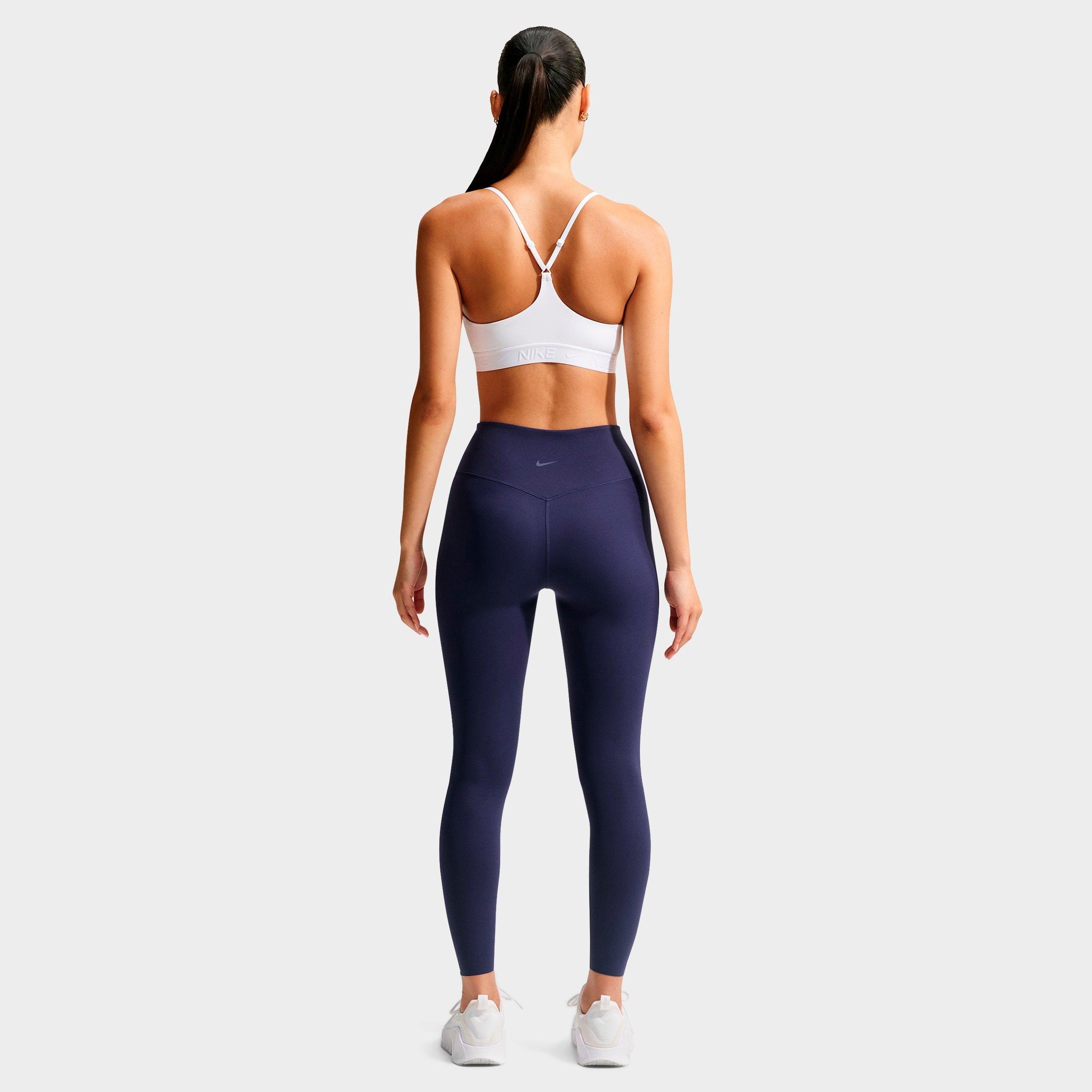 Women's Nithtke Dri-FIT Indy Light Support Padded Adjustable Sports Bra - White/Stone Mauve