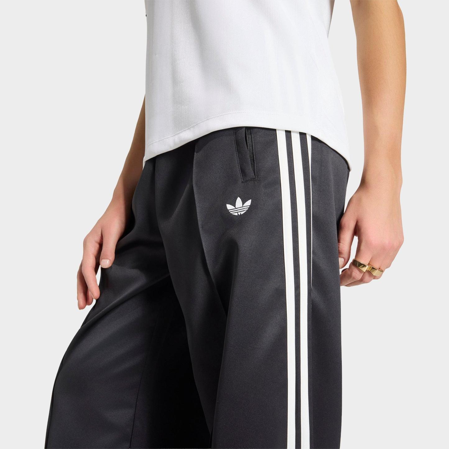 Women's adidas Originals Satin Superstar Loose Track Pants - Black/White