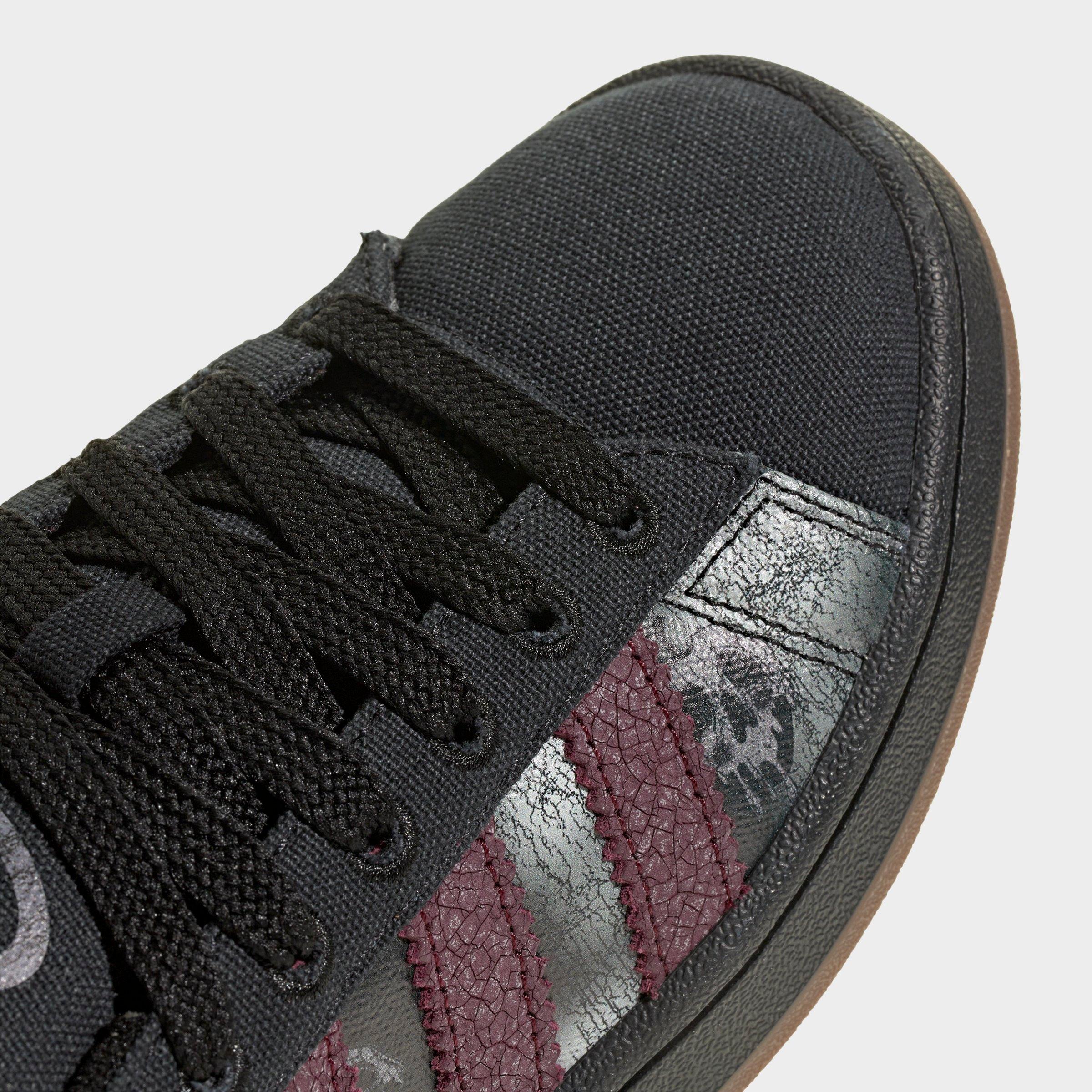 Big Kids' adidas Originals Campus 00s Casual Shoes - Black/Maroon/Gum - Detail shot