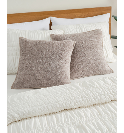 UGG® Classic UGGfluff 2-Pack Decorative Pillows, 20" x 20" - Fawn