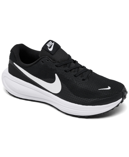 Nike Women's Revolution 8 Running Sneakers from Finish Line - Black, White