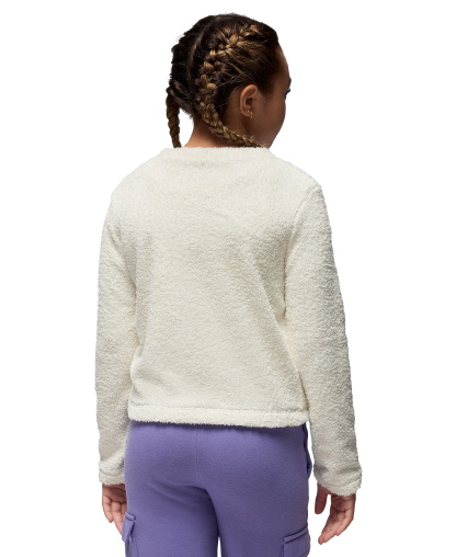 Jordan Girls' 7-16 Mountainside Crewneck Sweatshirt - White