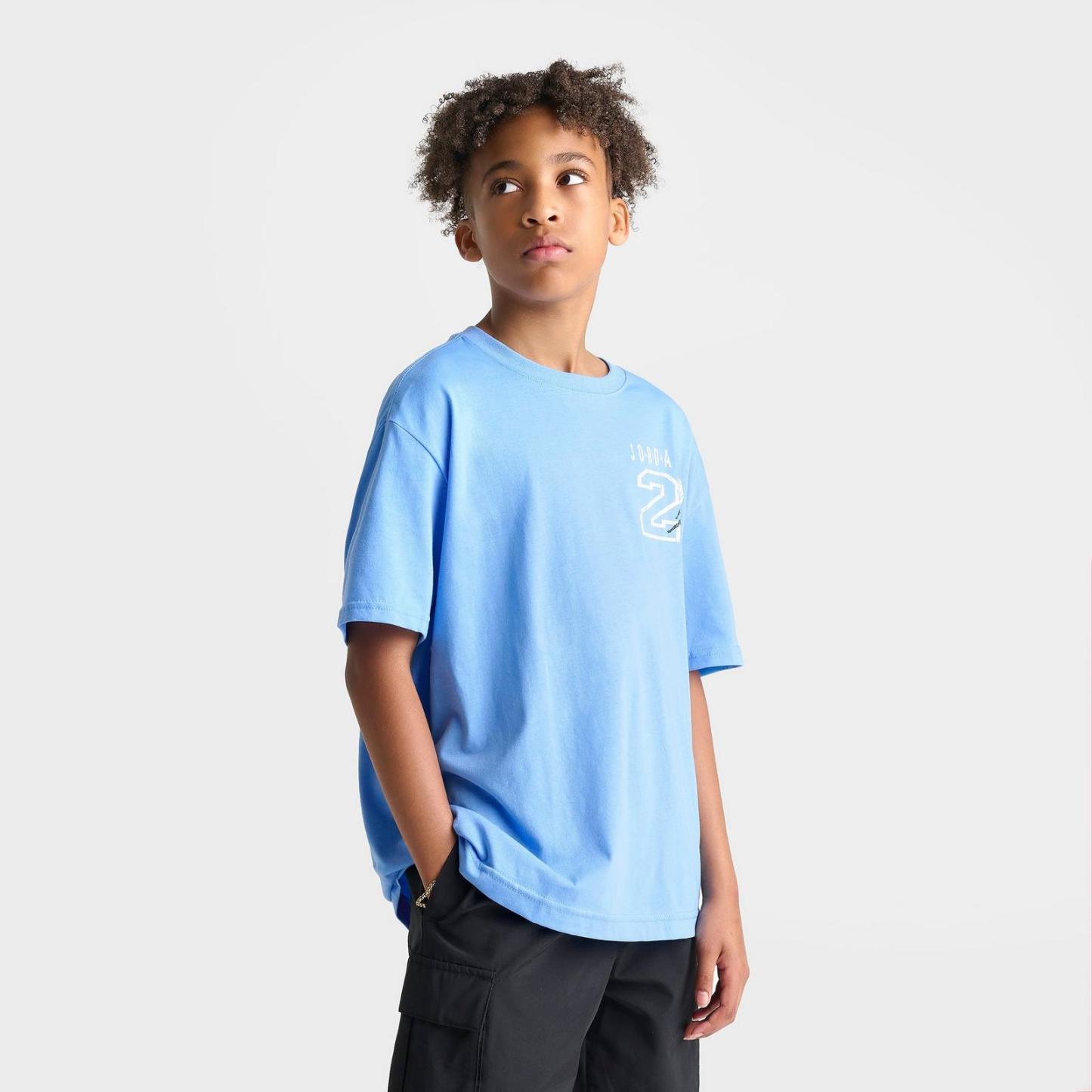 Big Kids' Jordan Vintage Layup Graphic T-Shirt - University Blue - view 4