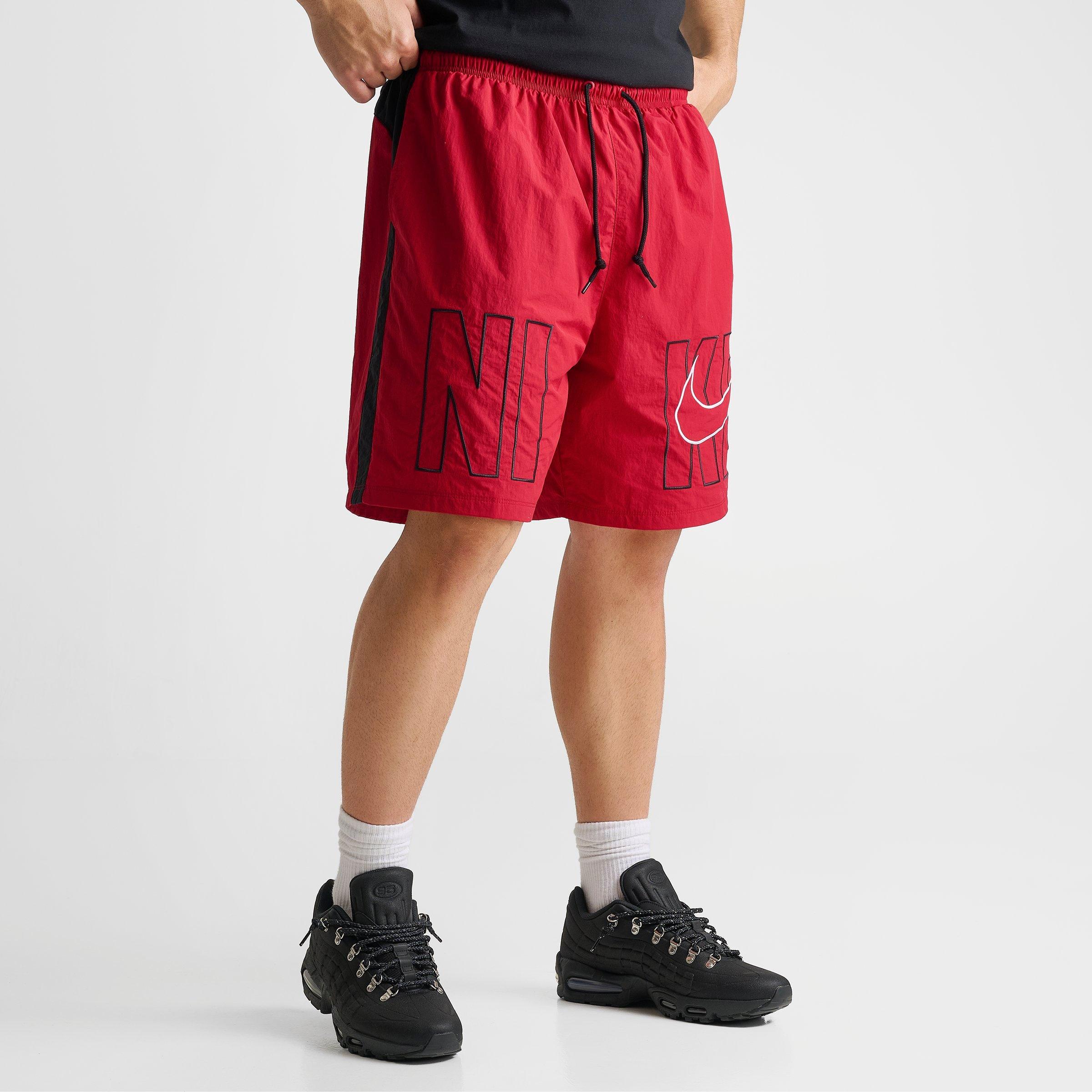 Men's Nithtke Sportswear Club Gel Block Sport Shorts - Gym Red/Black/White
