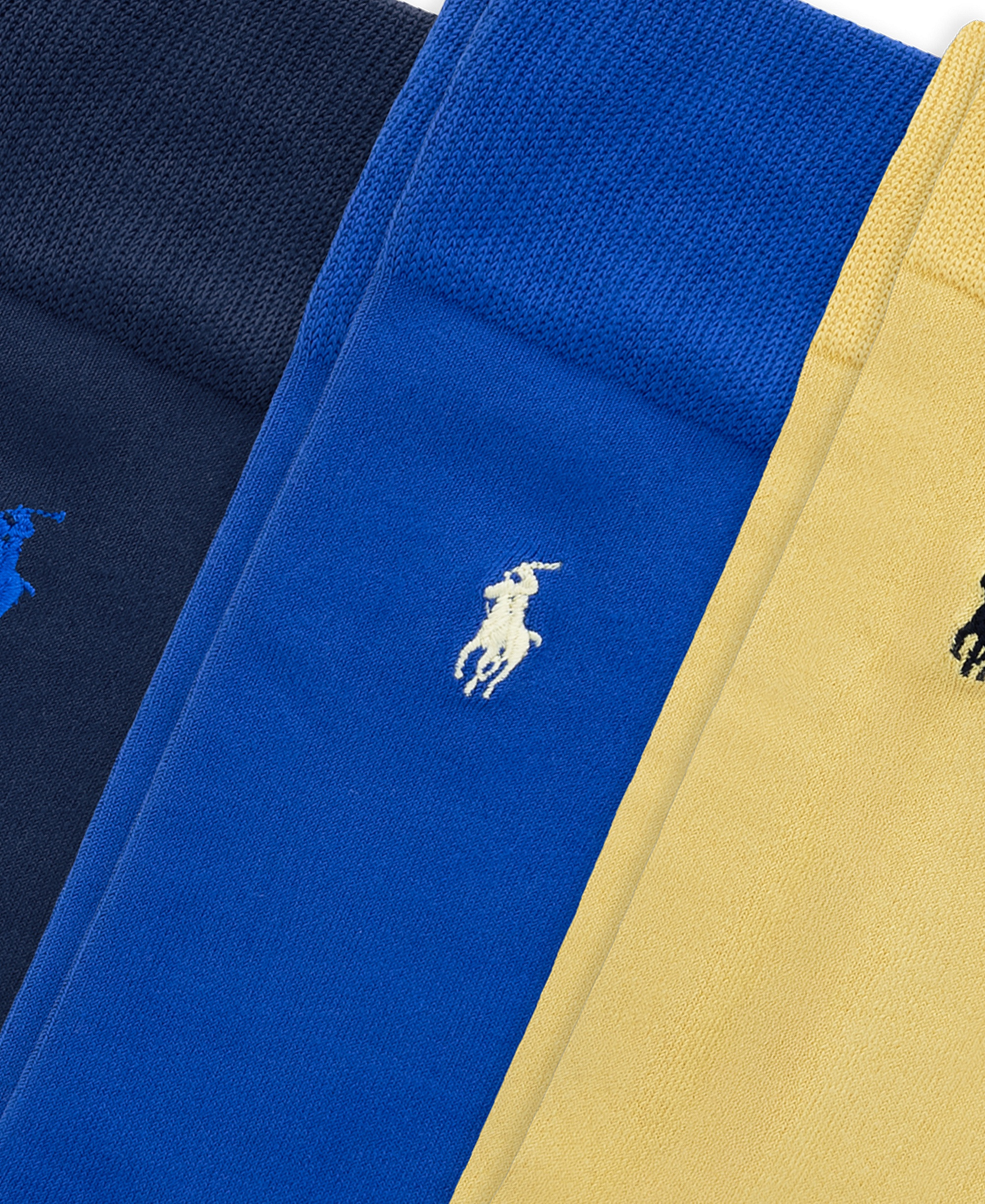 Polo Ralph Lauren Men's Supersoft Dress Socks, 3-Pack - Lt Yellow