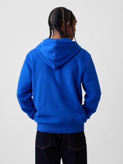 Adult VintageSoft Arch Logo Zip Hoodie - Active blue