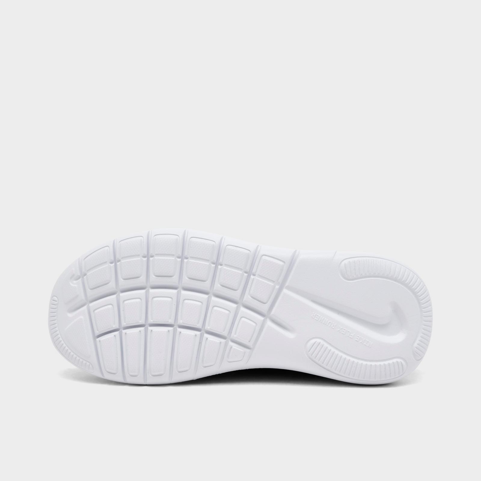 Little Kids' Nike Flex Runner 4 Running Shoes - Black/White/White/Black