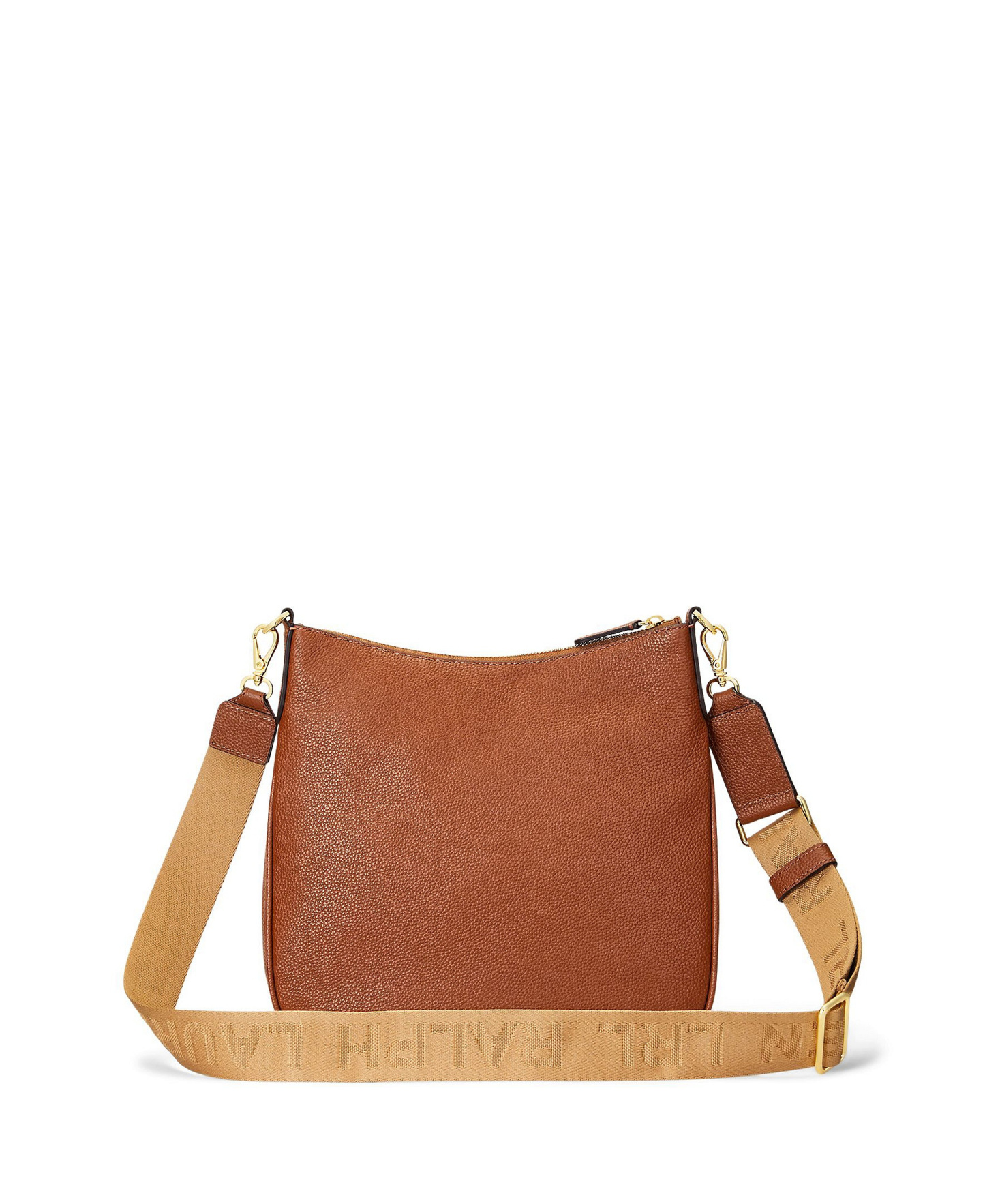 Lauren Ralph Lauren Cameryn Pebbled Leather Small Crossbody - Lauren Tan