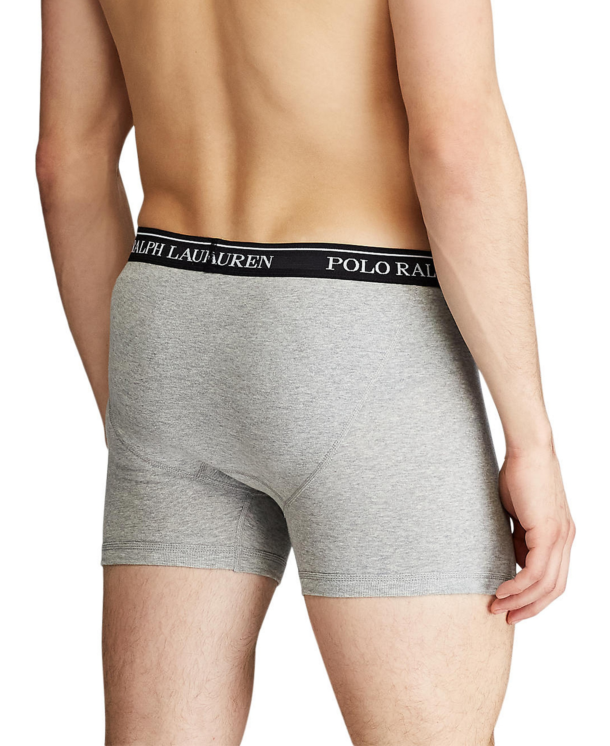 Polo Ralph Lauren Men's 5-Pack Classic Cotton Boxer Briefs - Andover / Polo Black