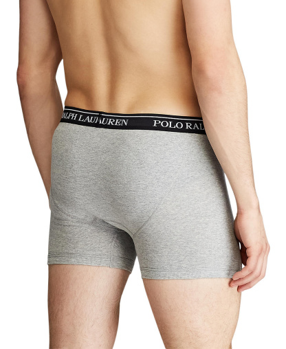 Polo Ralph Lauren Men's 5-Pack Classic Cotton Boxer Briefs - Andover / Polo Black