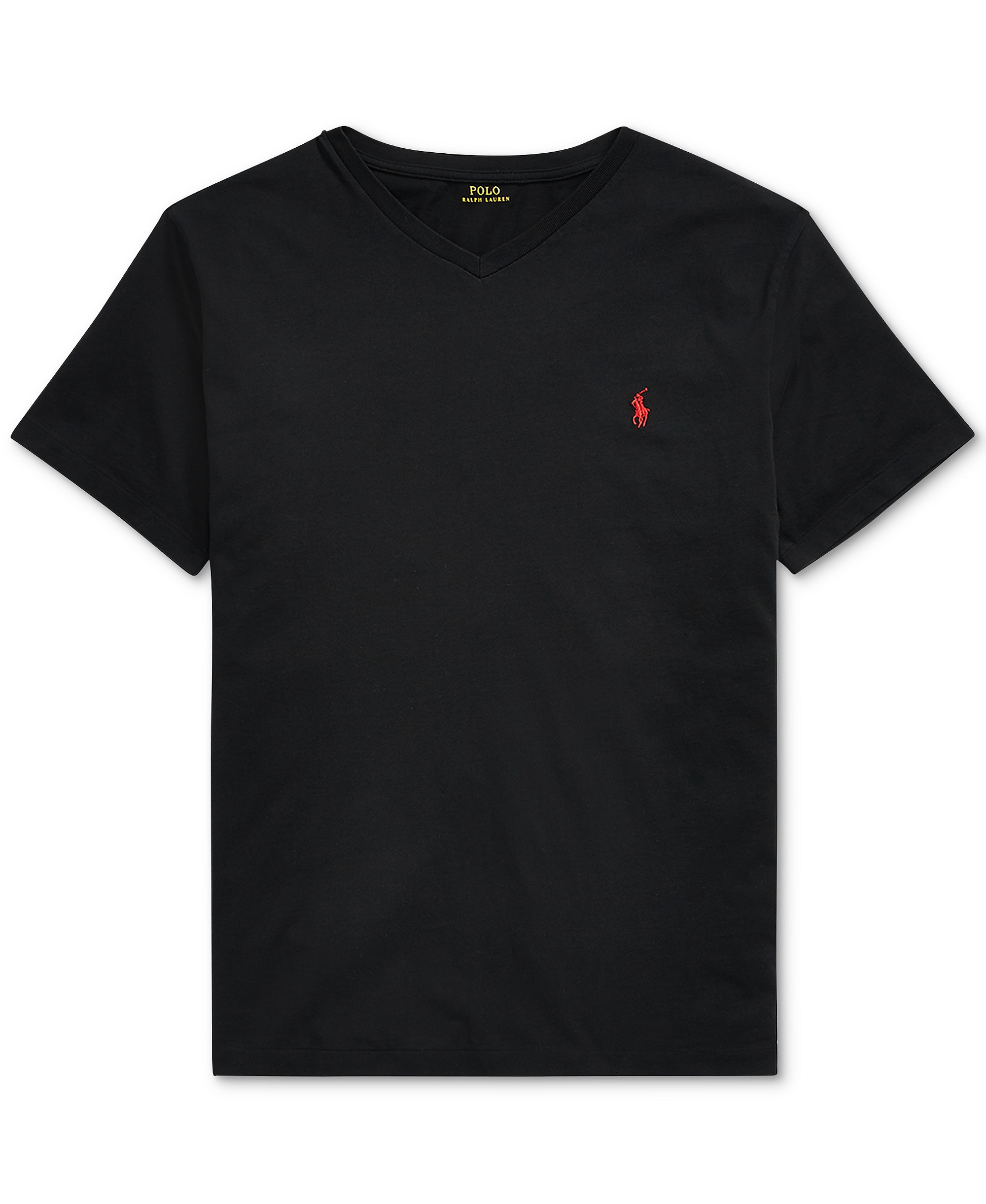 Polo Ralph Lauren Men's Big & Tall V-Neck T-Shirt - Black