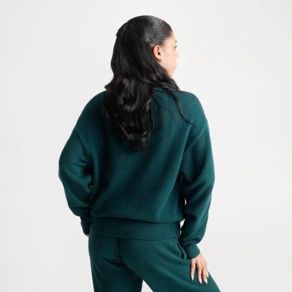 Women's adidas Originals Athletic Dept. Knitted Sweater - Aurora Ivy