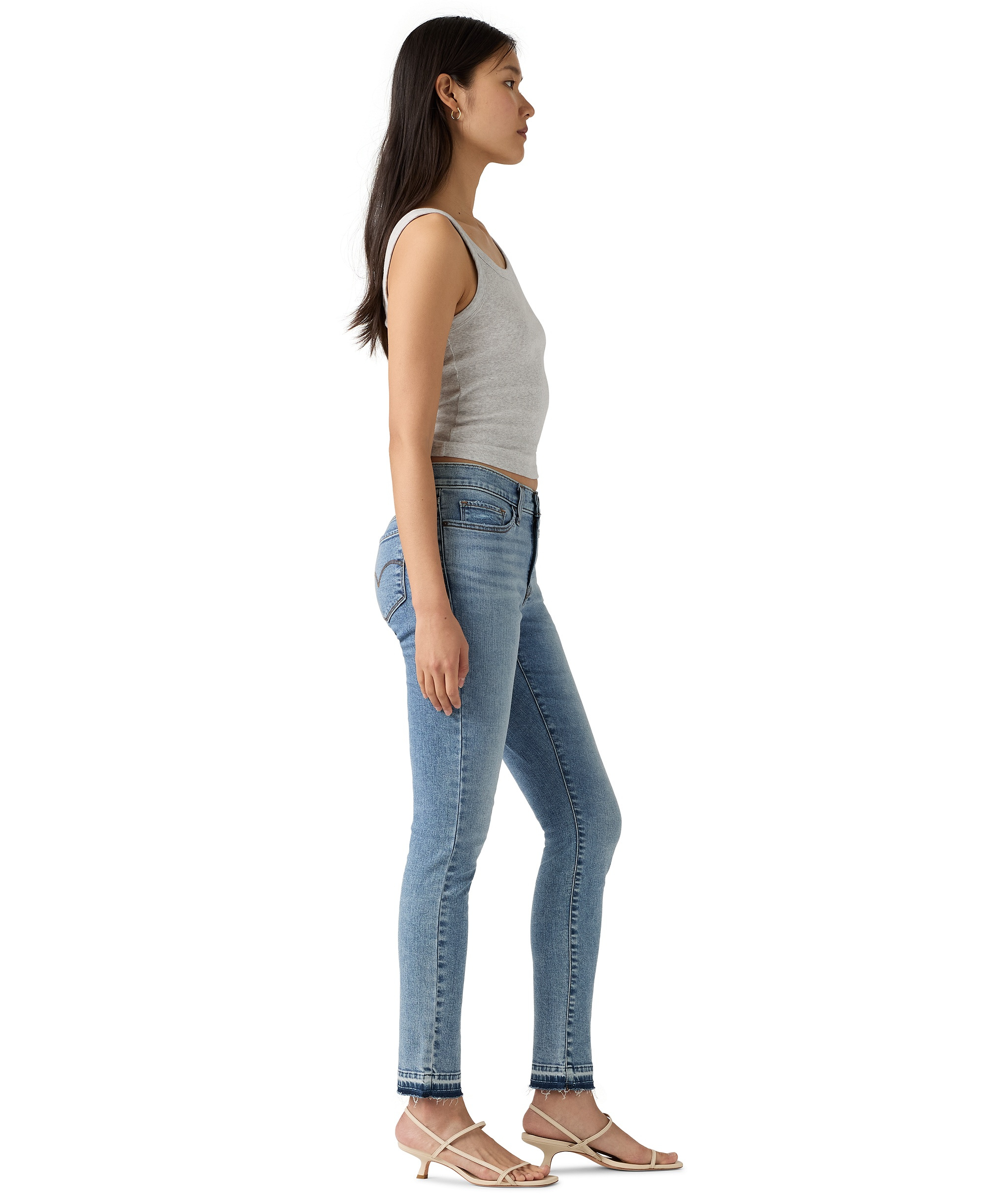 Levi's Women's 311 Mid Rise Shaping Skinny Jeans - Rough Edges