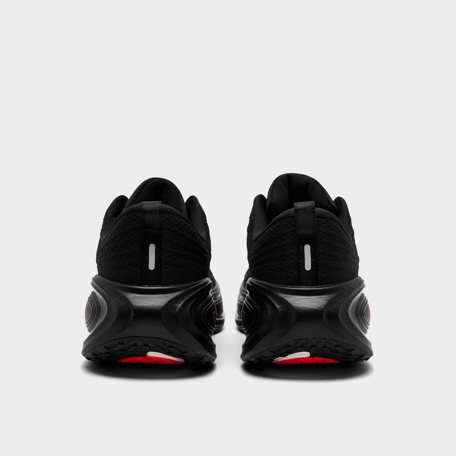 Men's Nike Vomero Plus Running Shoes - Black/Black/Bright Crimson/Wolf Grey