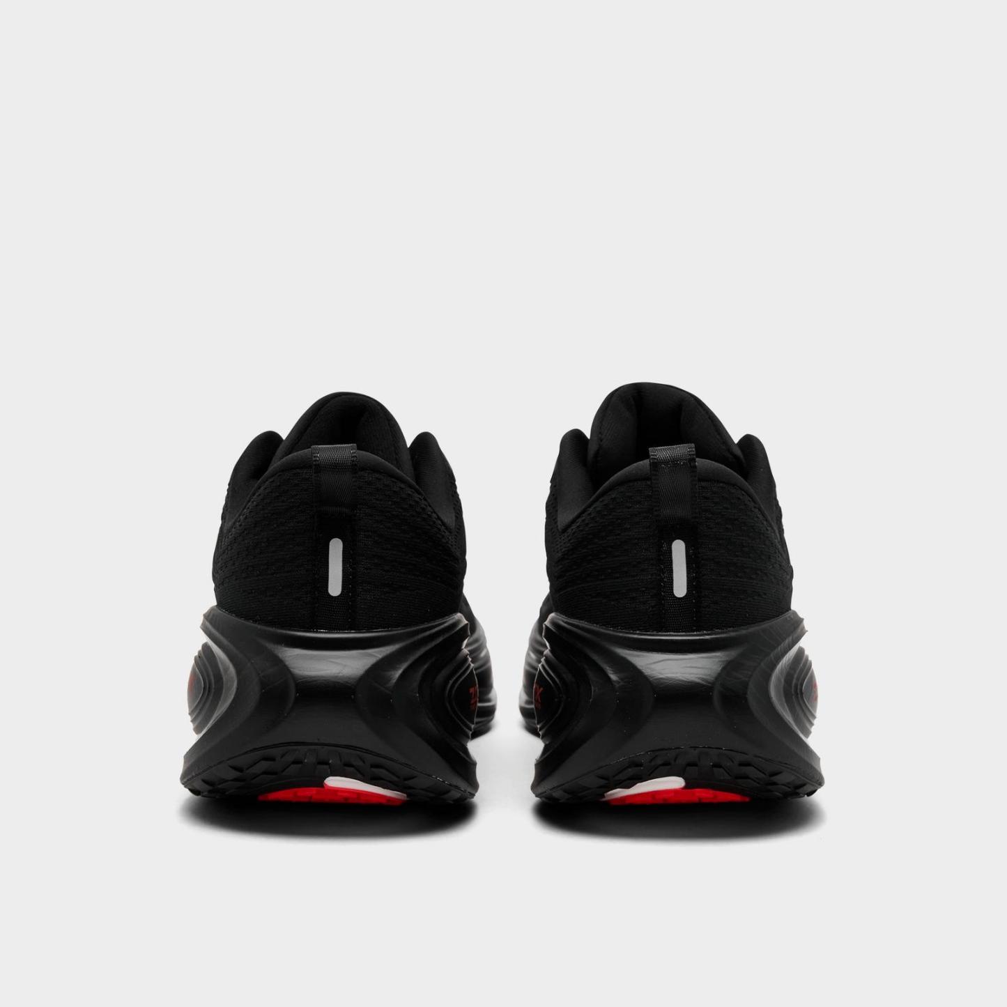 Men's Nike Vomero Plus Running Shoes - Black/Black/Bright Crimson/Wolf Grey