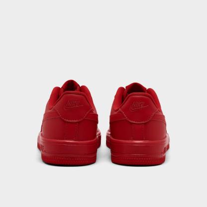 Little Kids' Nike Force 1 Casual Shoes - University Red/University Red/Black