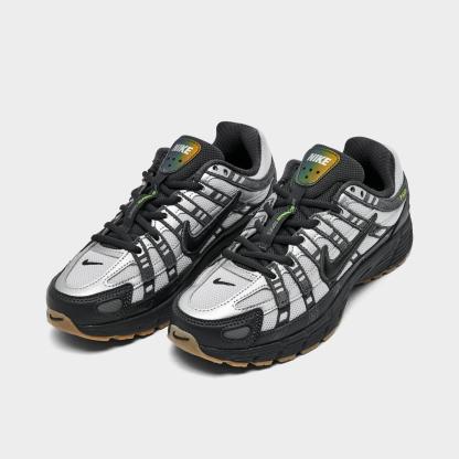 Big Kids' Nike P-6000 Casual Shoes - Grey Fog/Black/Anthracite/Volt (IQ0216-025)